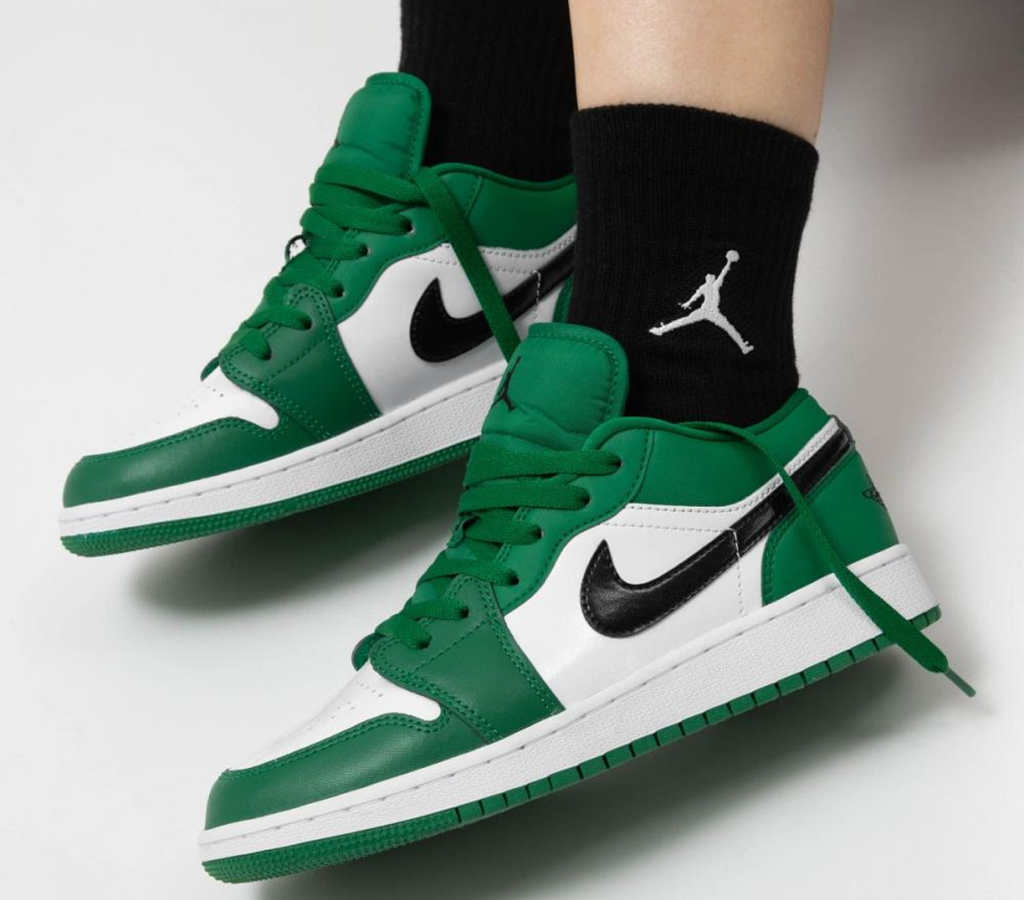 Giày Nike Air Jordan 1 Low 'Pine Green' 553558-301 - Ảnh 3