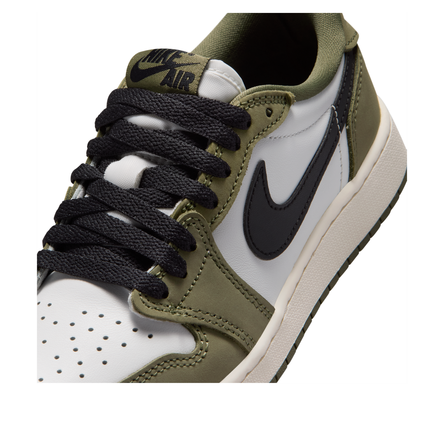 Giày Nike Air Jordan 1 Retro Low OG 'Medium Olive' HQ6999-200 - Ảnh 2