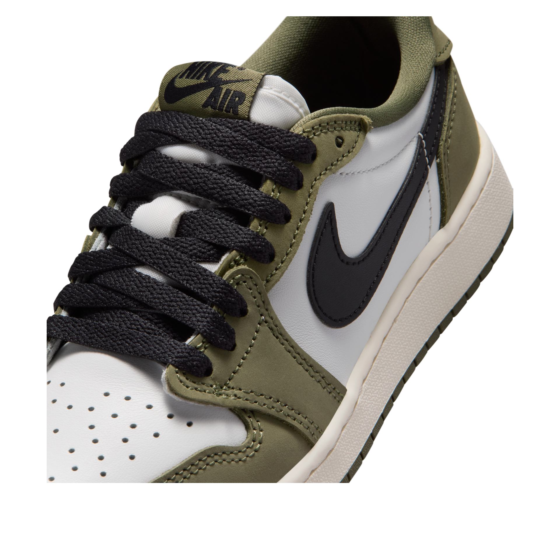 Giày Nike Air Jordan 1 Retro Low OG 'Medium Olive' HQ6999-200 - Ảnh 2