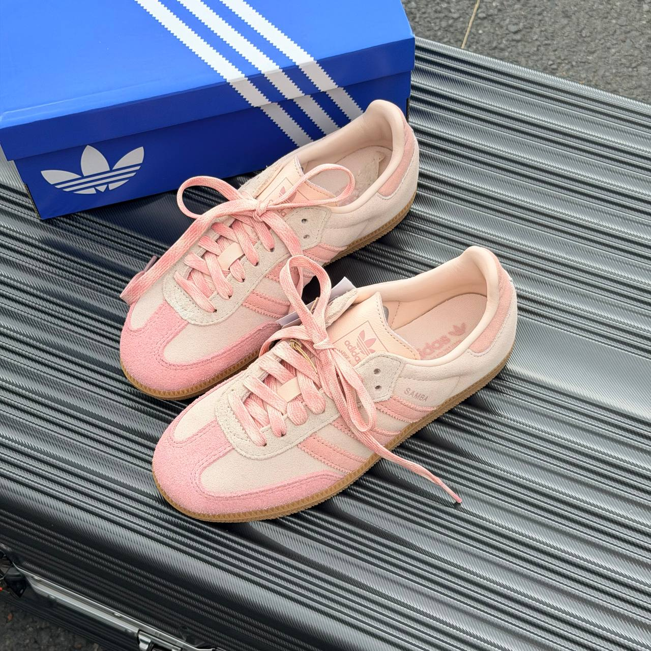 Giày Adidas Samba OG 'Wonder Quartz' JR8874 - Ảnh 8