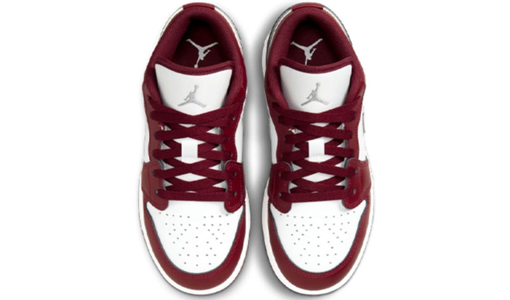 Giày Nike Air Jordan 1 Low GS ‘Bordeaux’ 553560-615 - Ảnh 4