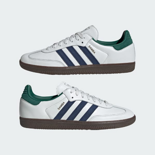 Giày Adidas Samba OG 'Black White Collegiate Green' IH4882 - Ảnh 2