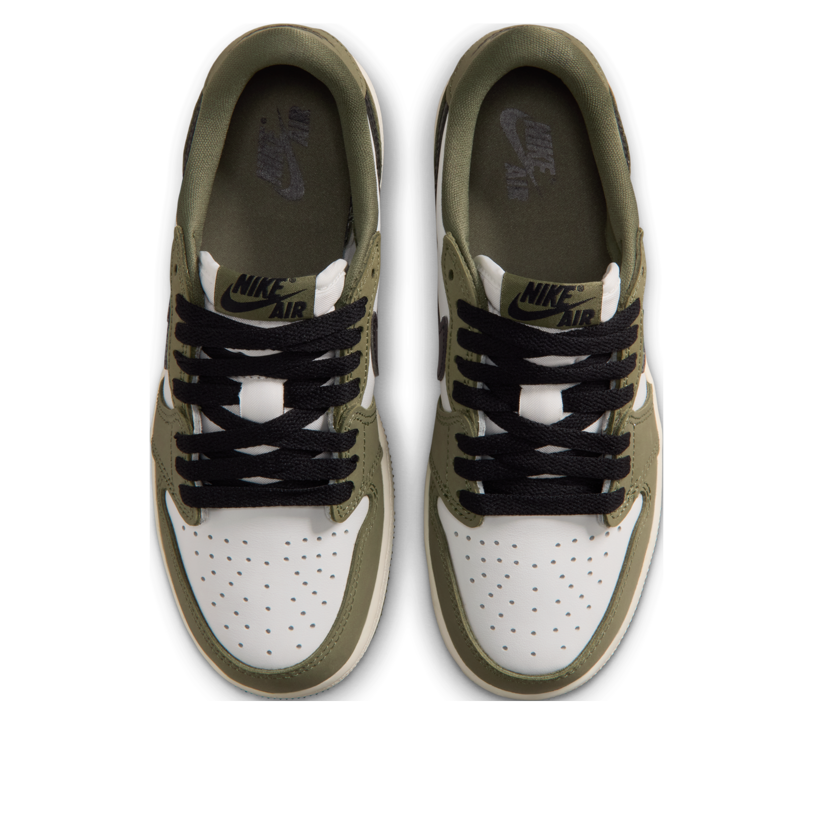 Giày Nike Air Jordan 1 Retro Low OG 'Medium Olive' HQ6999-200 - Ảnh 5