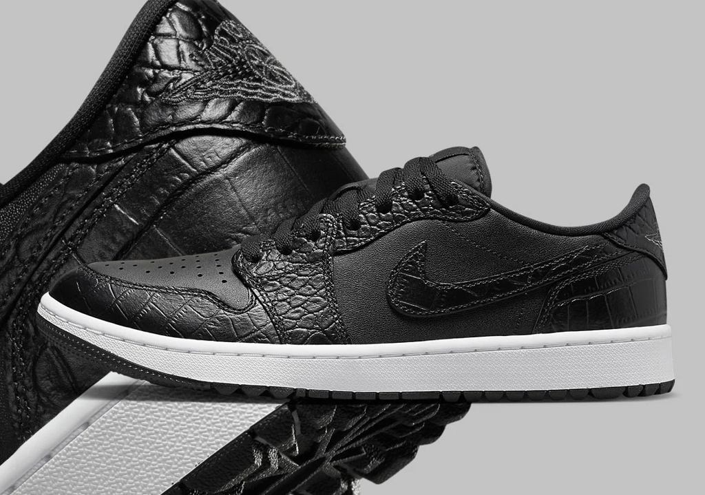 Giày Nike Air Jordan 1 Low Golf 'Black Crocodile' DD9315-003 - Ảnh 5