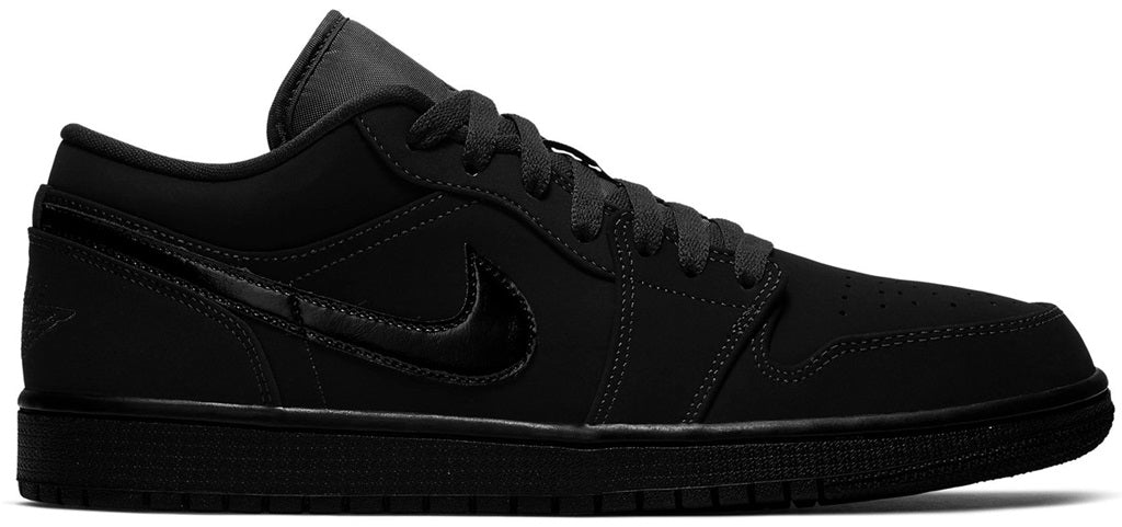 Giày Nike Air Jordan 1 Low ‘Triple Black’ 553558-056 - 23trk.com