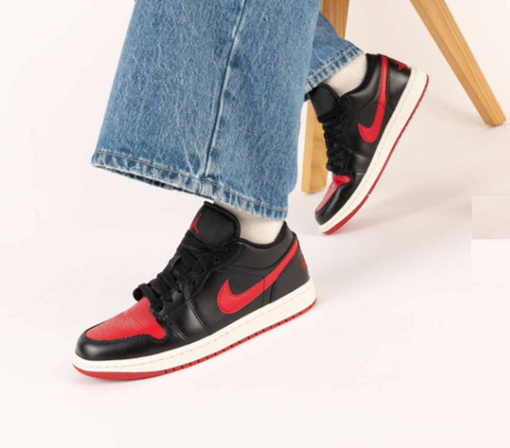 Giày Nike Air Jordan 1 Low 'Bred Sail' DC0774-061 - Ảnh 2