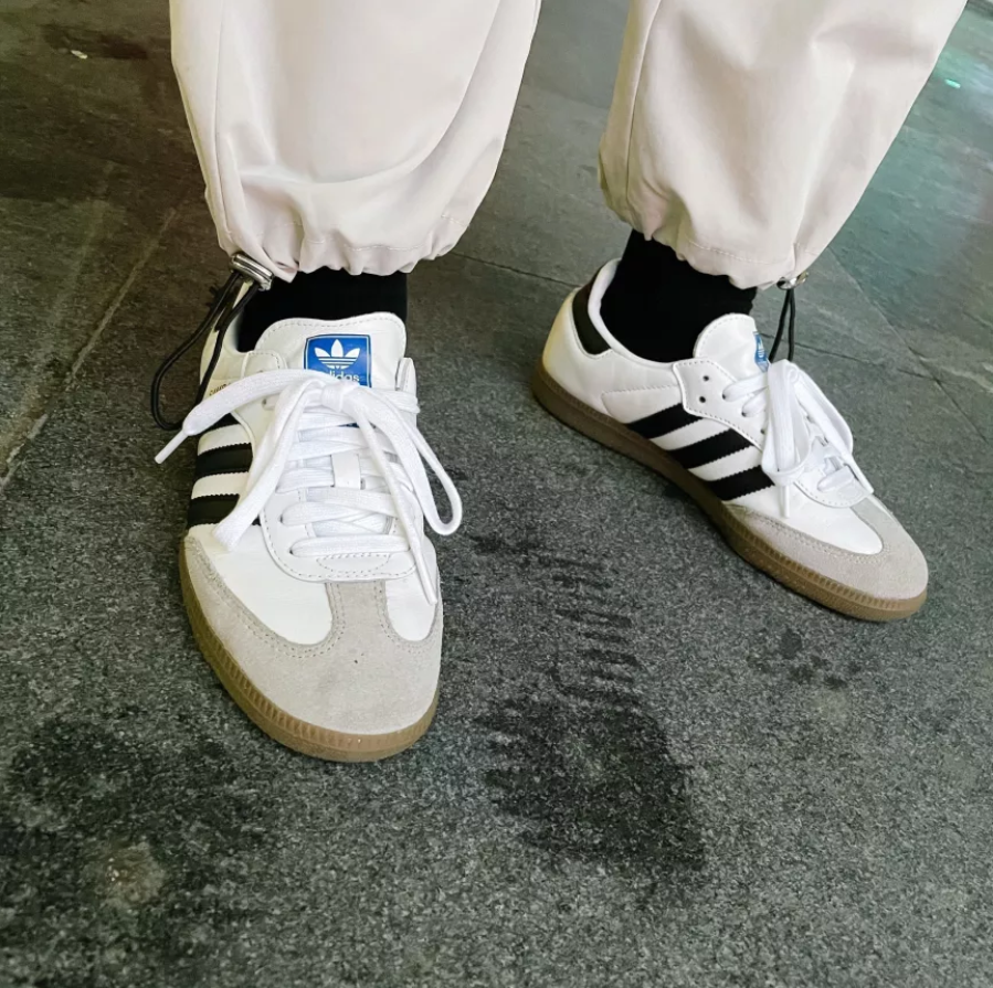 Giày Adidas Samba Classic 'White' 772109 - Ảnh 8