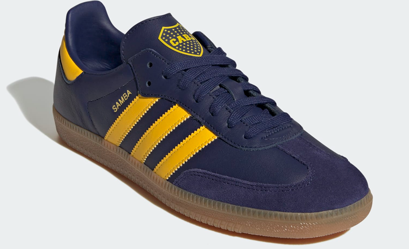 Giày Adidas Samba 'Blue Yellow' HQ7038 - Ảnh 2