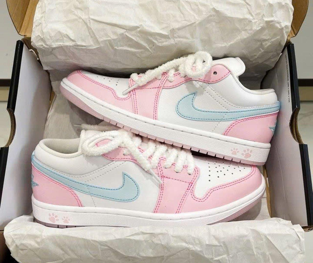 Giày Nike Air Jordan 1 Low 'Pink Foam' HM3706-141 - Ảnh 7