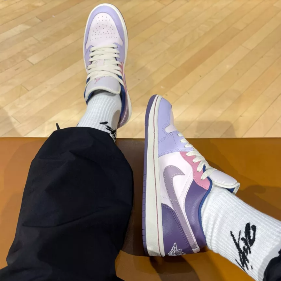 Giày Nike Air Jordan 1 Low 'Pastel Purple' DZ2768-651 - Ảnh 3