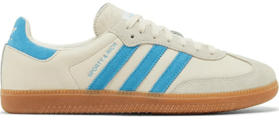 Giày Adidas Sporty & Rich x Samba OG ‘Cream Blue’ IE7096 - 23trk.com