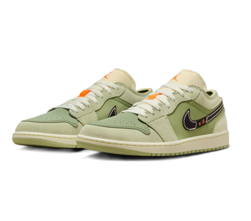 Giày Nike Air Jordan 1 Low SE Craft ‘Light Olive’ FD6819-300 - Ảnh 4