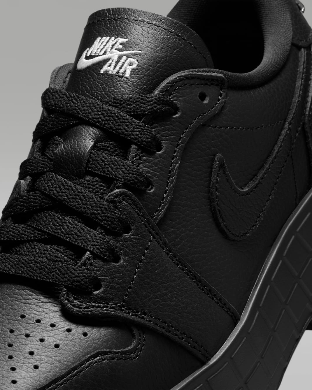 Giày Nike Air Jordan 1 Low Brooklyn 'Black' HF3184-001 - Ảnh 2