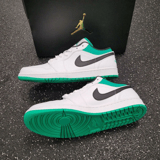 Giày Nike Air Jordan 1 Low 'White Lucky Green' 553558-129 - Ảnh 6