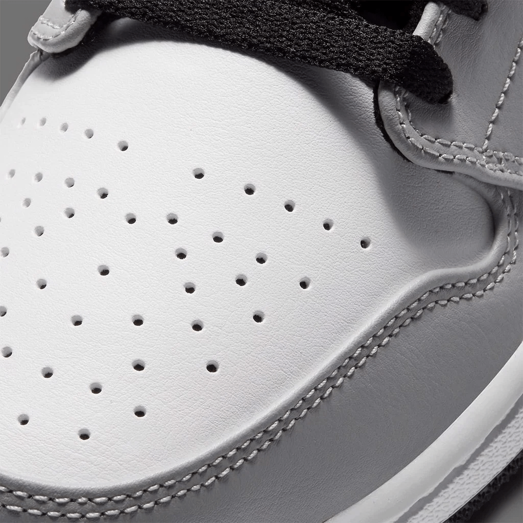 Giày Nike Air Jordan 1 Low GS 'Light Smoke Grey' 553560-030 - Ảnh 6