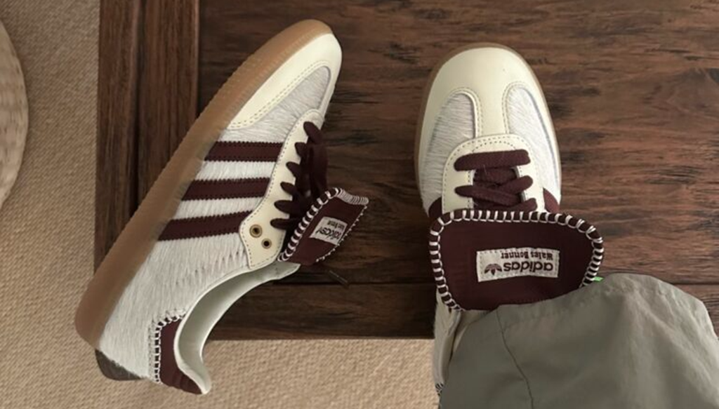 Giày Adidas x Wales Bonner Pony Tonal ‘Cream White’ IE0586 - Ảnh 2