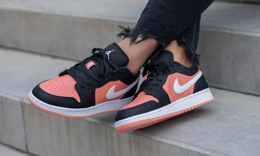 Giày Nike Air Jordan 1 Low Pink Quartz 554723-016 - Ảnh 2
