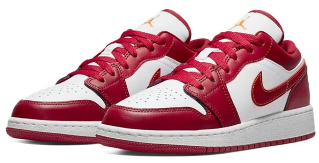 Giày Nike Air Jordan 1 Low 'Cardinal Red' 553558-607 - Ảnh 5