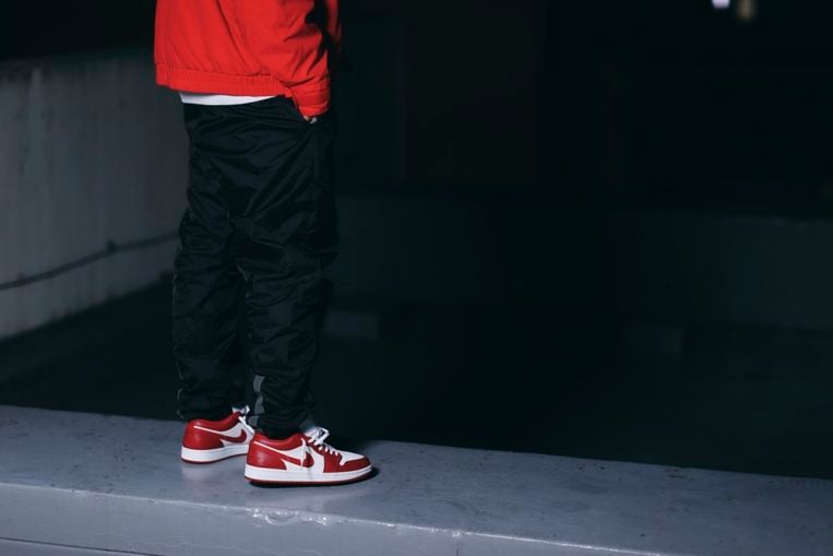 Giày Nike Air Jordan 1 Low Gym Red White 553558-611 - Ảnh 6