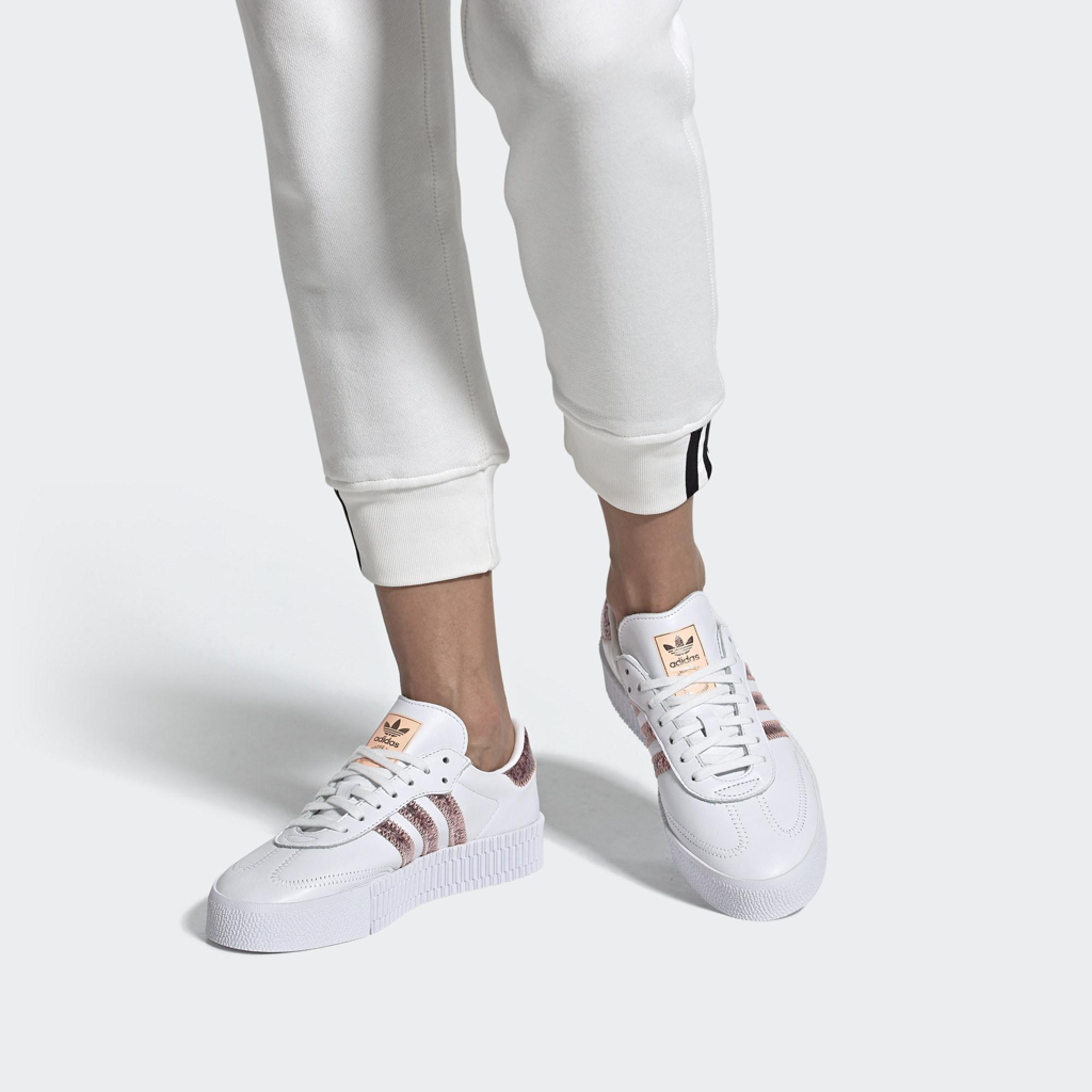 Giày Adidas Samba Rose Wmns 'Cloud White' FX3816 - Ảnh 2