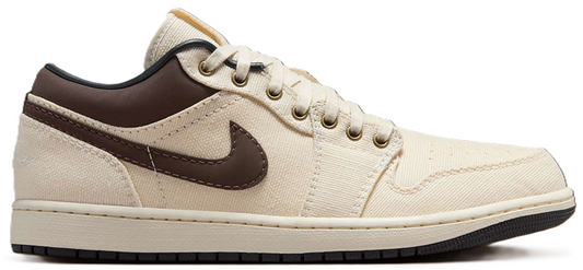 Giày Nike Air Jordan 1 Low Premium ‘Pale Ivory Baroque Brown’ IB8058-110 - 23trk.com