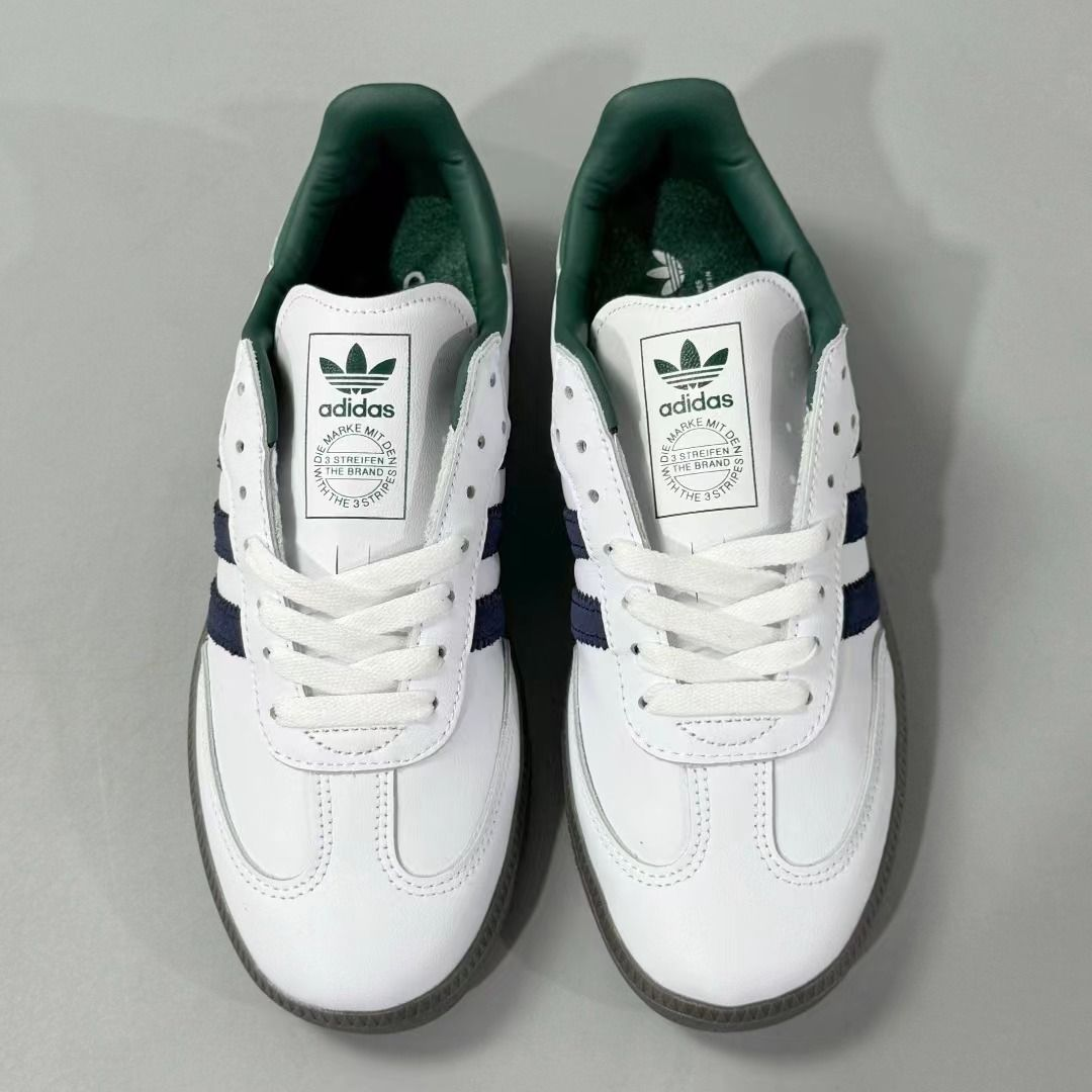 Giày Adidas Samba OG 'Black White Collegiate Green' IH4882 - Ảnh 5