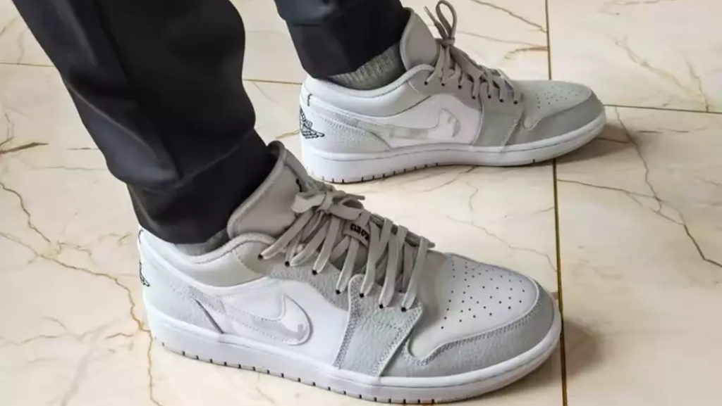Giày Nike Air Jordan 1 Low 'White Camo' DC9036-100 - Ảnh 3