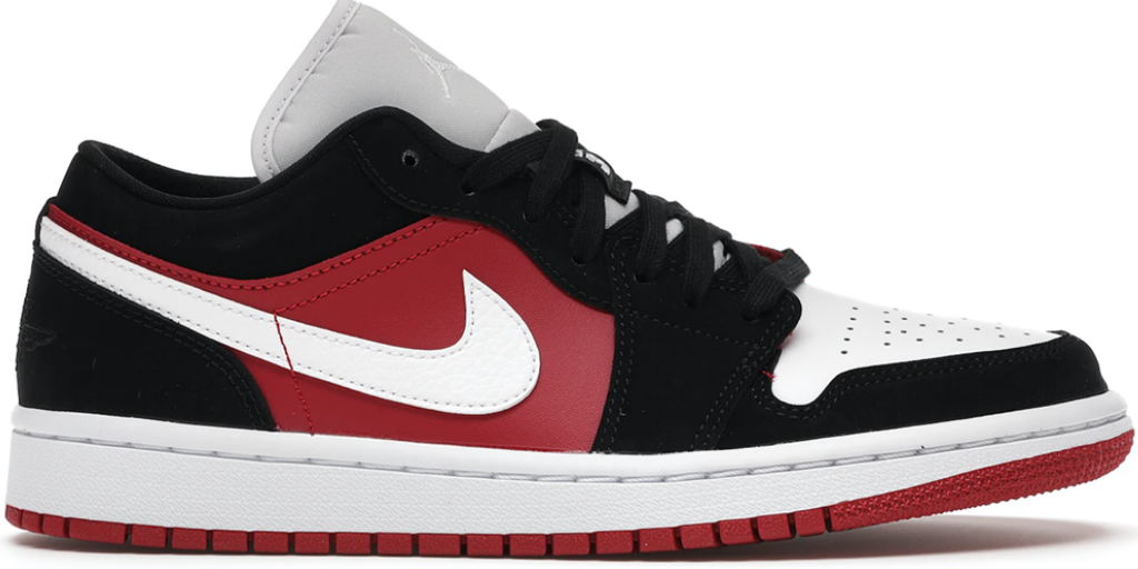 Giày Nike Wmns Air Jordan 1 Low ‘Gym Red Black’ DC0774-016 - 23trk.com