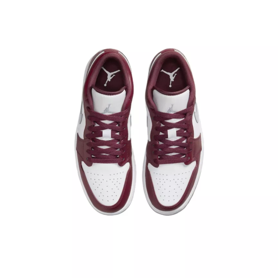 Giày Nike Air Jordan 1 Low 'White Bordeaux' 553558-615 - Ảnh 7