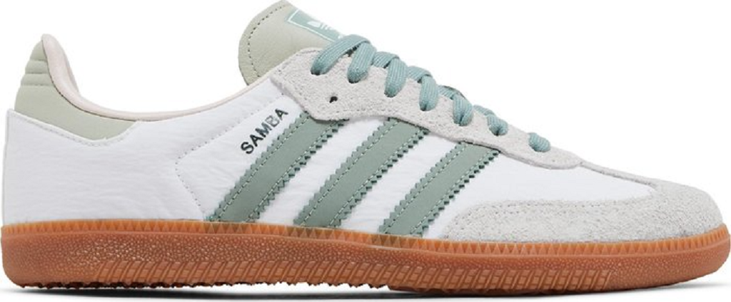 Giày Adidas Samba OG ‘White Silver Green’ ID0492 - 23trk.com