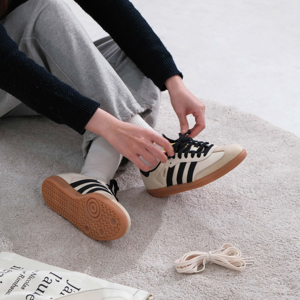Giày Adidas Samba OG ‘Cream White Sand Strata’ ID0478 - Ảnh 3