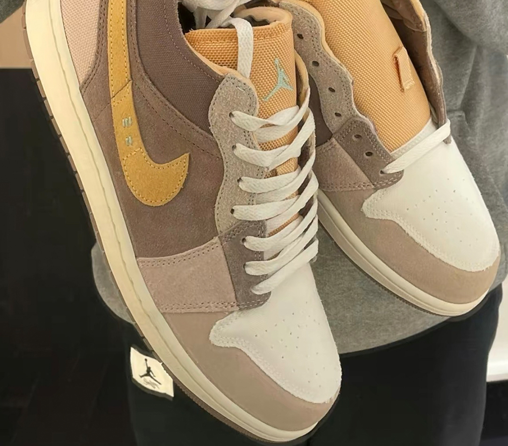 Giày Nike Air Jordan 1 Low SE Craft 'Taupe Haze' DN1635-200 - Ảnh 3