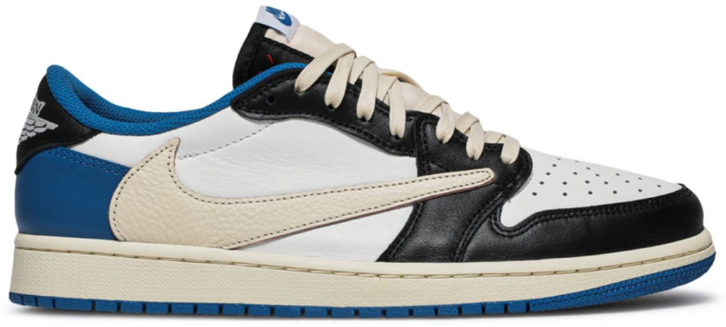 Giày Nike Fragment Design x Travis Scott x Air Jordan 1 Retro Low DM7866-140 - 23trk.com