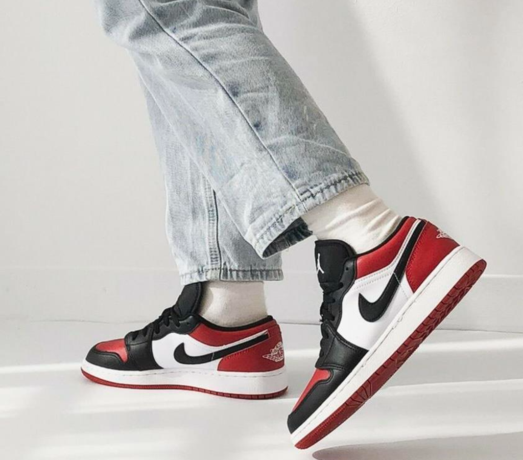 Giày Nike Air Jordan 1 Low 'Bred Toe' 553558-612 - Ảnh 5