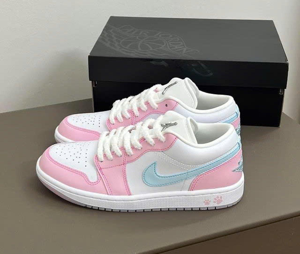 Giày Nike Air Jordan 1 Low 'Pink Foam' HM3706-141 - Ảnh 6