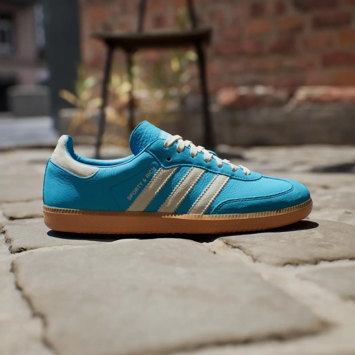 Giày Adidas Sporty & Rich x Samba OG 'Blue Rush' IE6975 - Ảnh 4