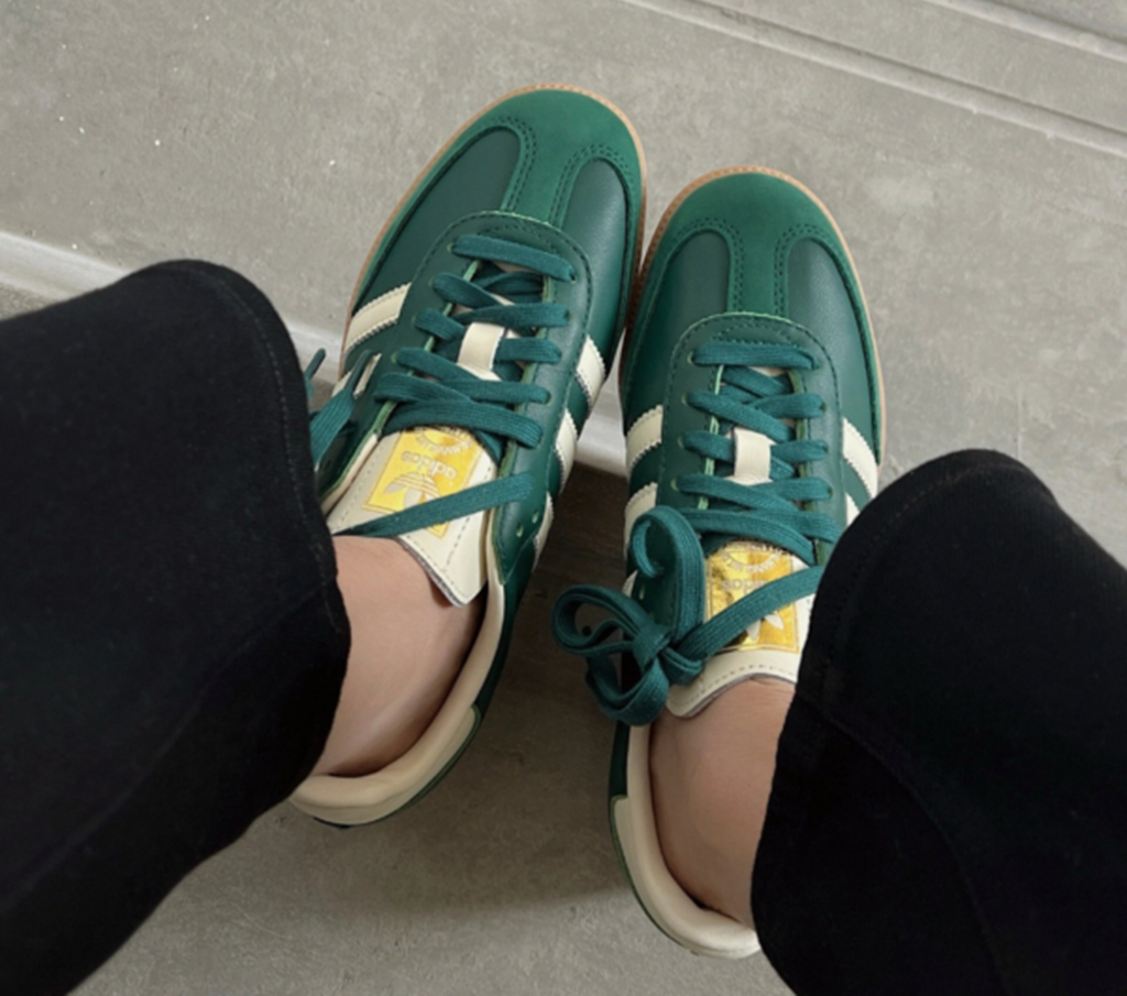 Giày Adidas Samba OG ‘Collegiate Green Gum’ IE0872 - Ảnh 2