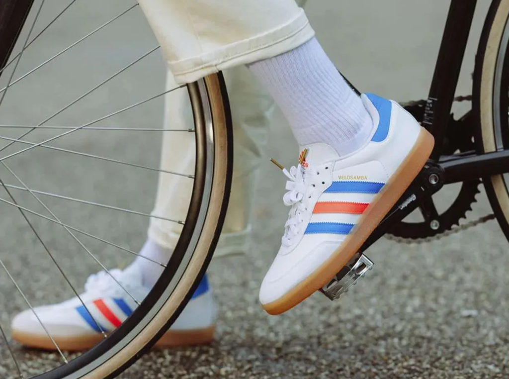 Giày Adidas Velosamba ‘White Blue Rush Turbo’ GW5323 - Ảnh 2