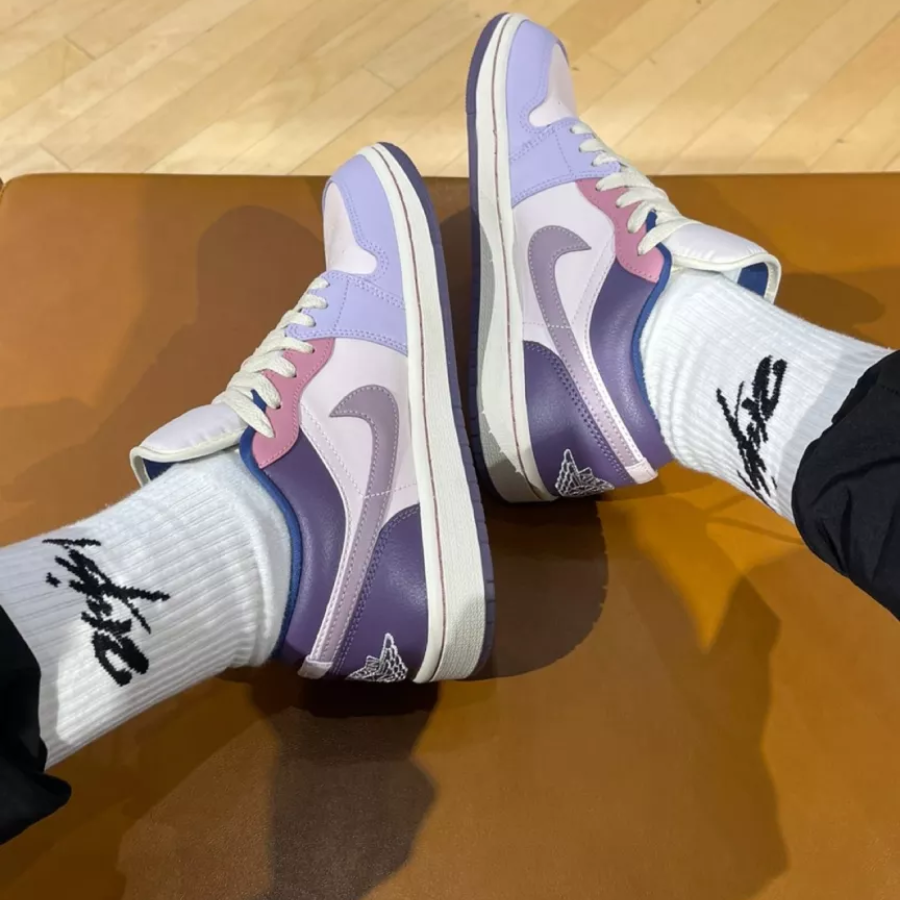 Giày Nike Air Jordan 1 Low 'Pastel Purple' DZ2768-651 - Ảnh 2