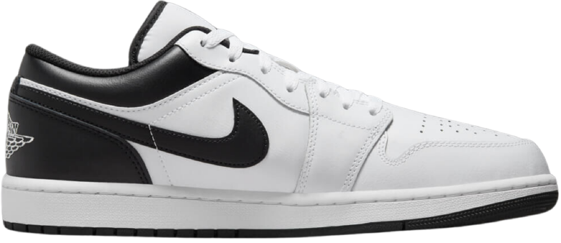 Giày Nike Air Jordan 1 Low ‘White Black’ 553560-132 - 23trk.com