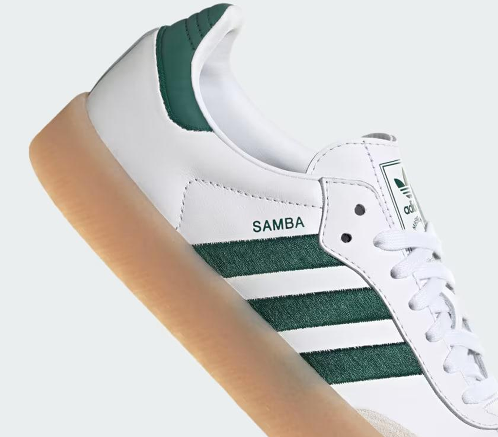 Giày Adidas Samba ‘White Green Gum’ ID0440 - Ảnh 4