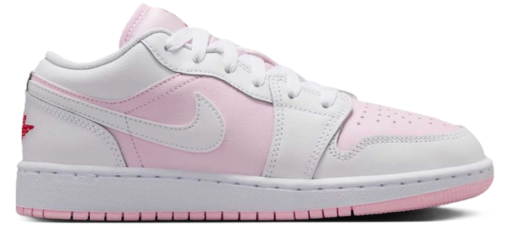 Giày Nike Air Jordan 1 Low ‘Pink Foam White’ 553560-608 - 23trk.com