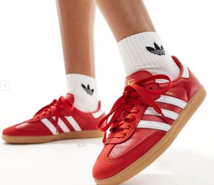 Giày Adidas Samba OG ‘Better Scarlet White’ JR0881 - Ảnh 2