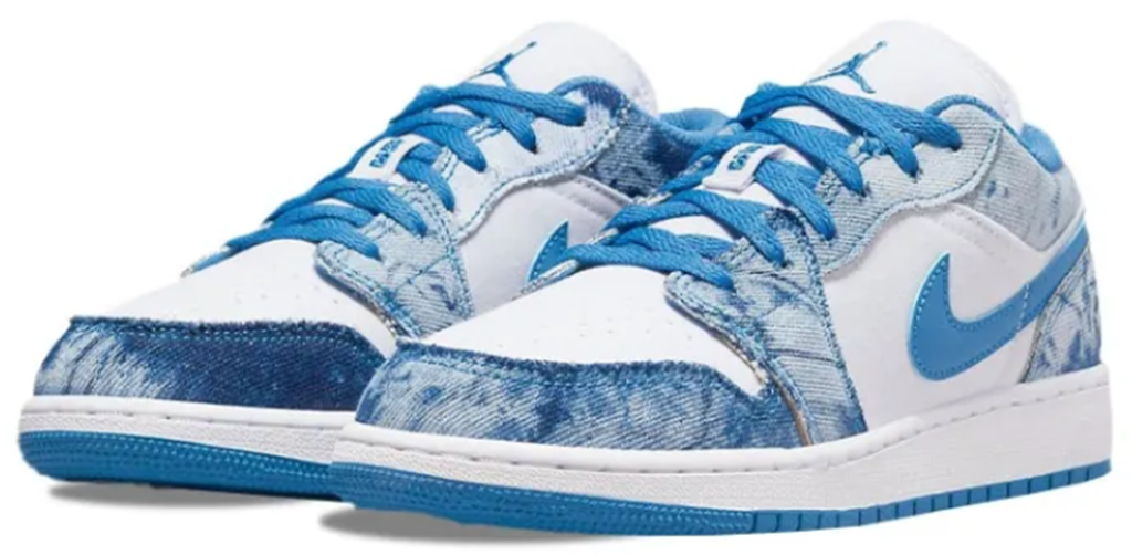 Giày Nike Air Jordan 1 Low 'Washed Denim' GS DM8947-100 - Ảnh 2