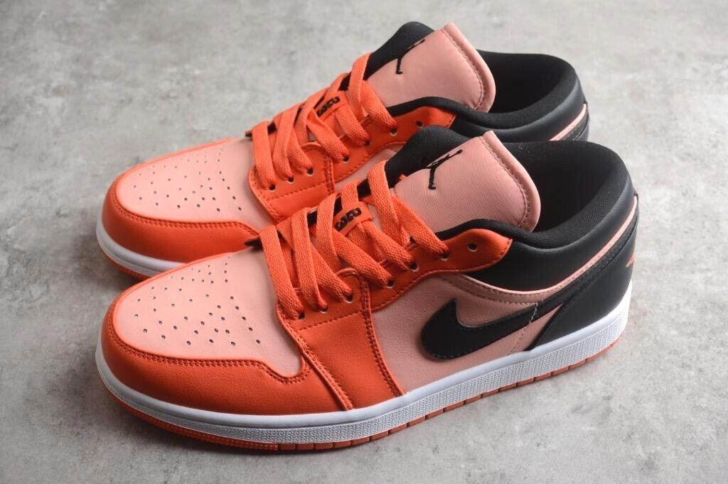 Giày Nike Air Jordan 1 Low SE 'Rush Orange Black' DM3379-600 - Ảnh 4