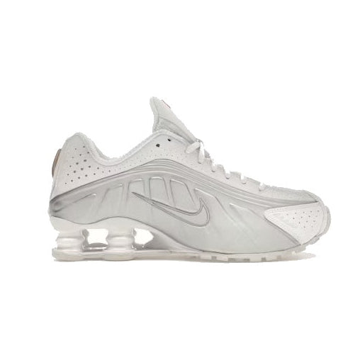 Nike Shox R4 White Metallic Silver