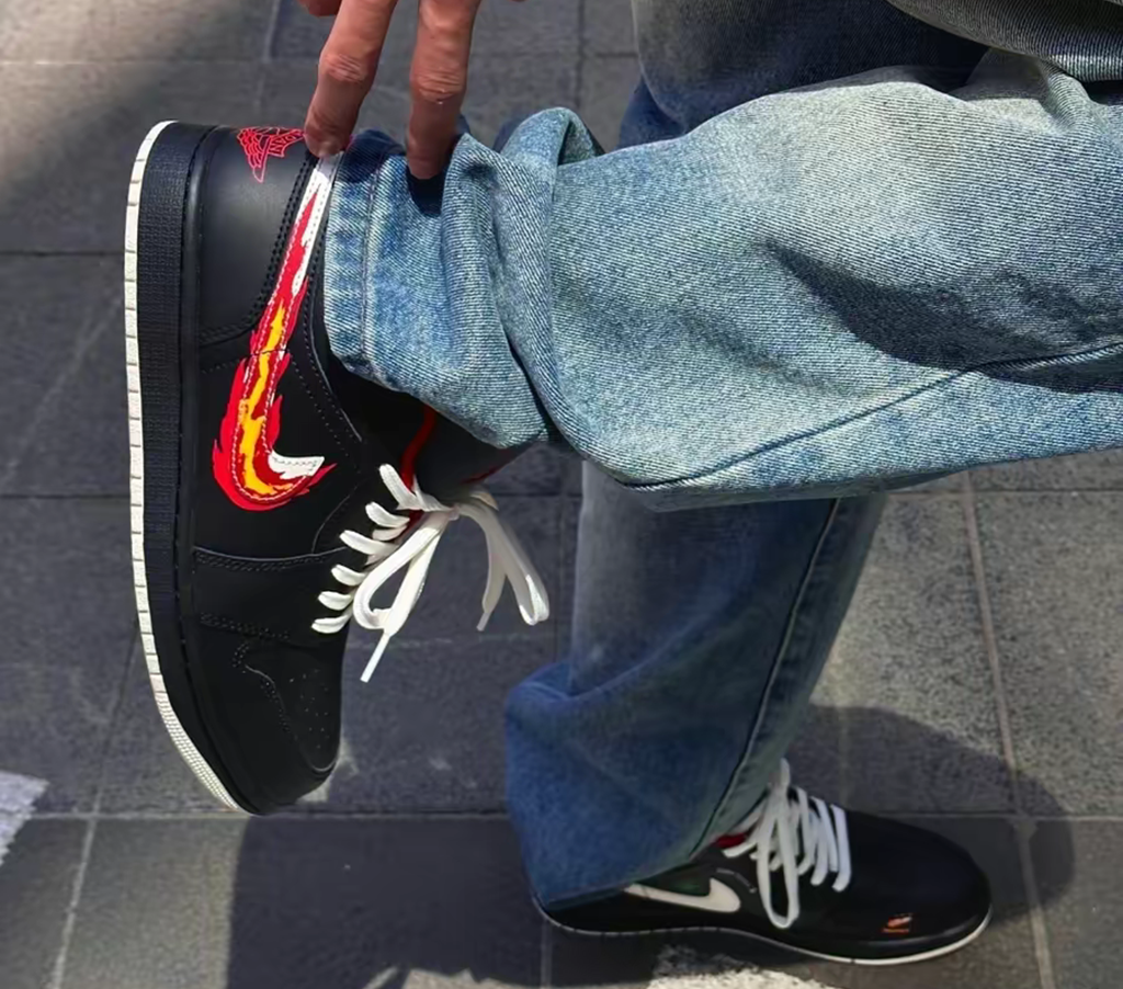 Giày Nike Air Jordan 1 Low SE 'Just Skate Black' FJ7073-010 - Ảnh 2