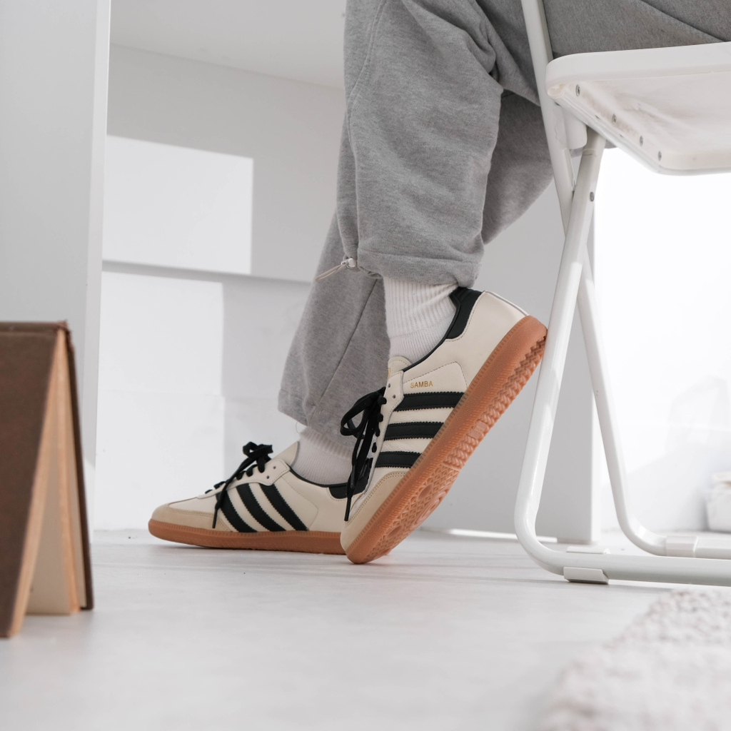Giày Adidas Samba OG ‘Cream White Sand Strata’ ID0478 - Ảnh 5