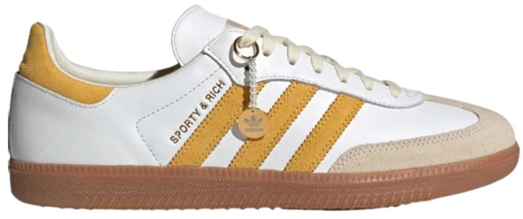 Giày Adidas x Sporty & Rich Samba ‘White Bold Gold’ IF5661 - 23trk.com