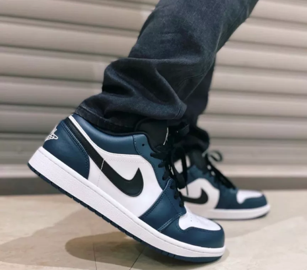 Giày Nike Air Jordan 1 Low 'Dark Teal' 553558-411 - Ảnh 5